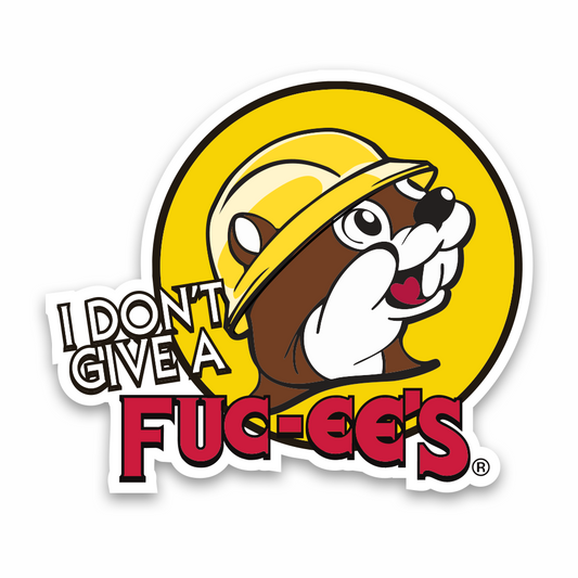 Texas Beaver Sticker 2.5"